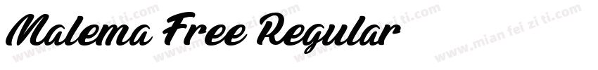 Malema Free Regular字体转换